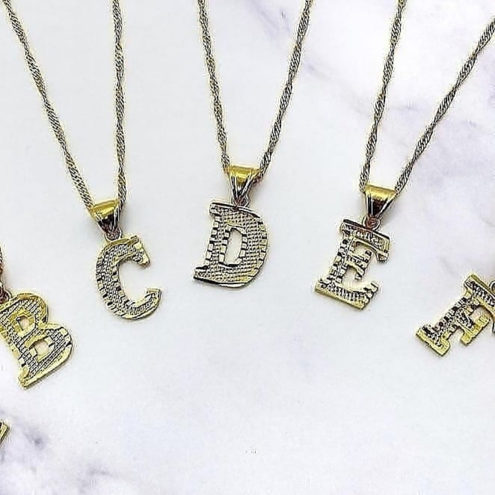 Gold Initial Necklace